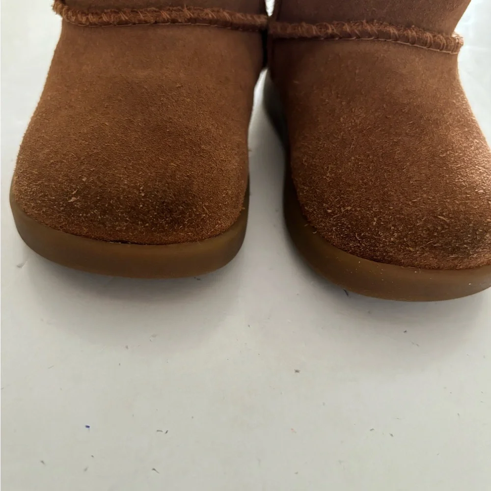 UGG Tan Kids Boots with Cream Lining